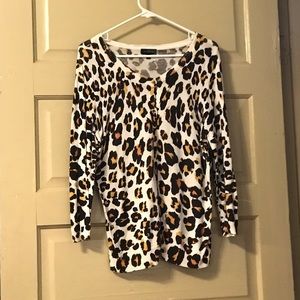 Leopard Print Cardigan